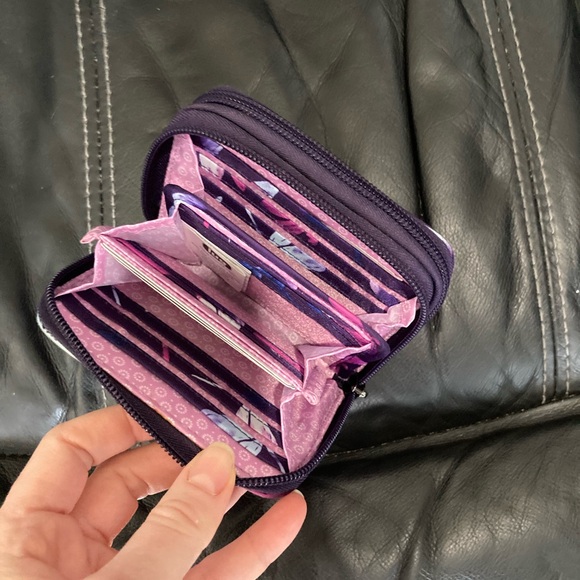 Lug Splits Wallet in Dragonfly Purple - Picture 3 of 5